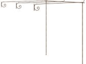 Garden Rose Arch Antique Brown 3x3x2.5 m Iron