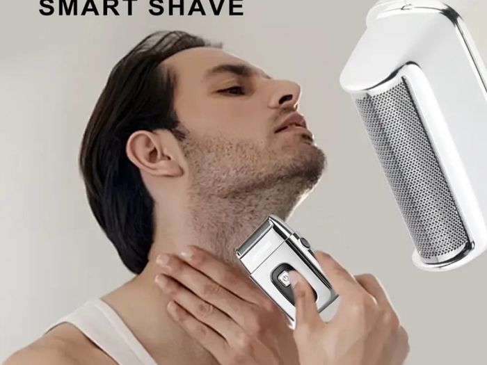 Portable Foil Shaver Electric Razors Men Double Floating Blade Waterproof NEW
