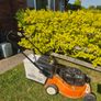 Self drive petrol lawnmower start, easy runs, perfect aluminian body so will never rot or rust Image 3