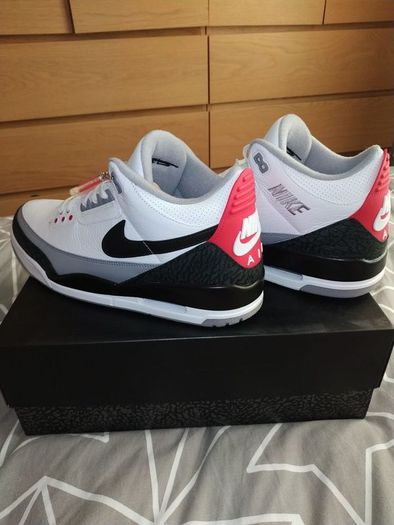 Jordan 3, Tinker Hatfield, UK12, EU 47,5