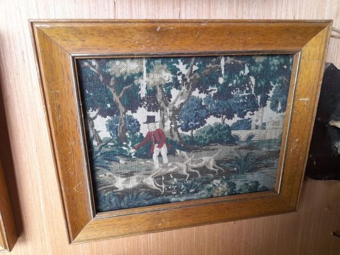 Pair Of Hunting Scene Tapestries