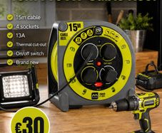 Brand New Masterplug 15m Pro XT Cable Reel