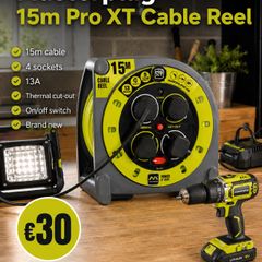 Brand New Masterplug 15m Pro XT Cable Reel