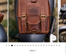 Goldtop Leather Tankbag