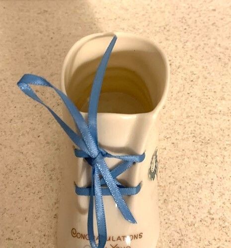 Vintage Donegal Parian China Baby Shoe