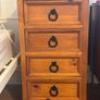 bedside locker with four drawers Image 2
