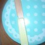 Wooden Cake, candles, knife and plate set Image 4