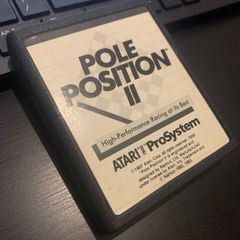 Rare Atari 7800 game cartridge Pole Position 2