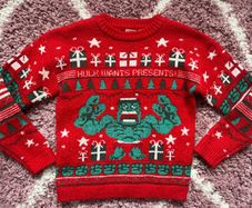 Marvel Avengers Hulk Christmas Jumper 10Years