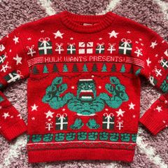 Marvel Avengers Hulk Christmas Jumper 10Years