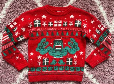Marvel Avengers Hulk Christmas Jumper 10Years