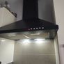 LUXAIR 60cm Premium Chimney Cooker Hood in Matt Black || LA-60-STD-BLK Image 4