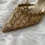 Marian Pointed Toe Mesh Slingback Kitten Heels Image 5