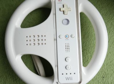 Wii Mario Kart Racing Steering Wheel With Wii Remote Controller Tested , 25 each