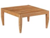 Coffee Table Solid Acacia Wood 80x80x41 cm Brown