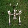 Vintage Gold Color Brass Bathroom Bath Tub Mixer Tap Hand Shower Image 2