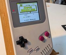 RECHARGABLE Modded Gameboy of your Dreams - Gameboy DMG in new Shell with IPS LCD Upgrade AND Lithium Battery Mod #410