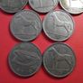 7 Irish Half Crowns (1959-1964) Image 5
