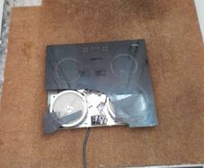 4 zone Candy hob  cracked glass system working