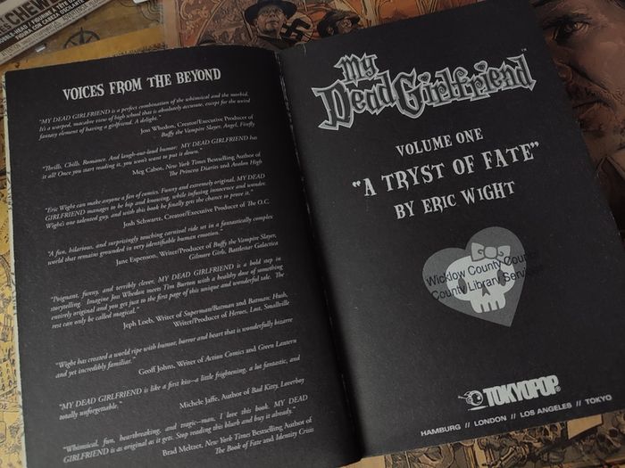 My Dead Girlfriend ! Volume 1 ! Manga ! Anime ! 2007 by TOKYOPOP Classics !