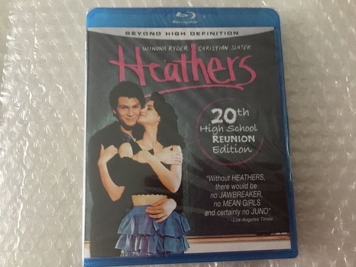 Heathers 20th High School  Reunion Edition Blu Ray American Import Region  FREE