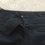 Ladies Black Half Length Shorts/Trousers: Size 8 Image 2