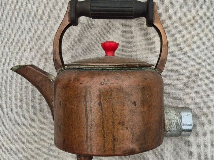 Vintage copper kettle