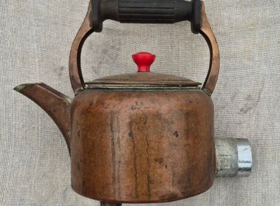 Vintage copper kettle