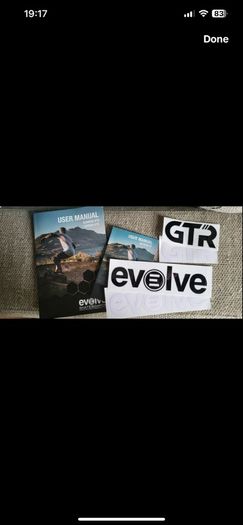 Evolve all terrain E- skateboard  2 in 1