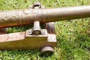 Vintage heavy Bronze/Brass Cannon 17" long
