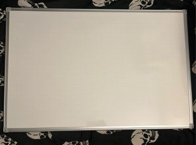 Aluminium Frame 900x600mm Whiteboard