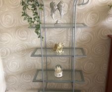 Glass shelves
