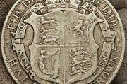 Great Britain Silver 1915 Half Crown King George V