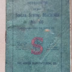 Rare Singer sewing Machine Instruction Manual