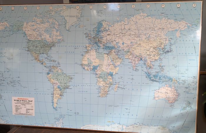 World Map - Large (5x3 foot)
