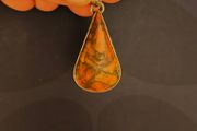 sterling silver pendant with natural stone