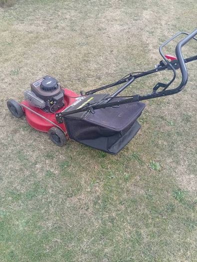 petrol lawnmower