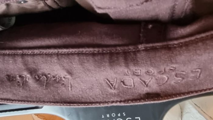 New ESCADA Jeans (Trousers), Brown,  EU 46, UK 16-18