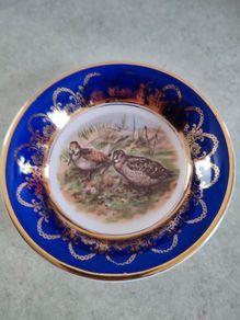 1920 Arklow Irish Ireland Wood trimmer Bird Decorative trinket Plate