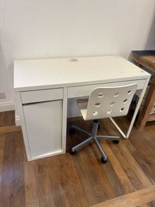 ikea desk and chair