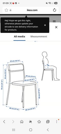 Table and chairs