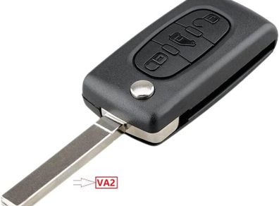 Key Fob Case Fits for Peugeot Expert Van for Citroen Dispatch Fiat Scudo,3 Buttons