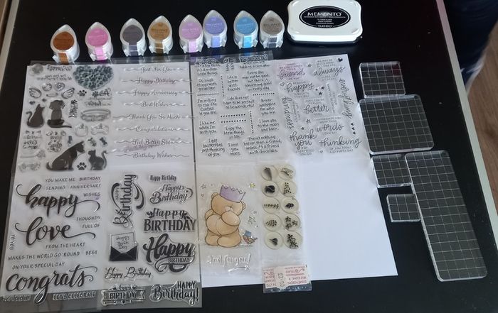 Job lot Stamps and Inks