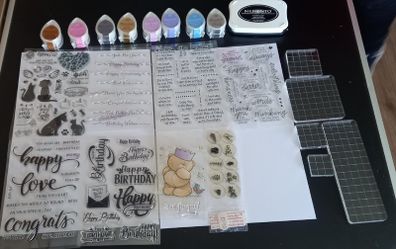 Job lot Stamps and Inks