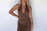Mini Dress V neck