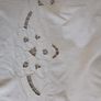 Vintage Cutwork Embroidery Cotton Tablecloth Oval 125cm x 170cm with stitched sewn edges in excellent condition with no issues FREE STANDARD POSTAGE INCLUDED Image 2