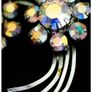 Vintage Aurora Borealis Rhinestone Cluster Brooch Image 4