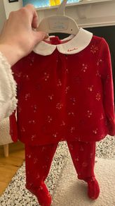 Leigh Tucker Baby Christmas outfit