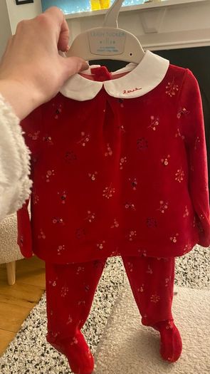 Leigh Tucker Baby Christmas outfit
