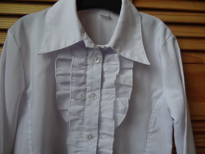 Girls white shirt school shirt uniform occasion wear 4-6yo